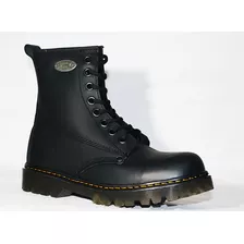 Botas Pareja Militar Aesthetic Moda Cuero Piel Negras Rock