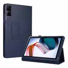 Funda Azul Oscuro Con Textura De Litchi Para Xiaomi Redmi Pa