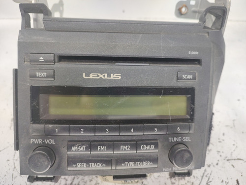 Estereo Radio Lexus Ct200h 10-15 Sin Cdigo Detalle #943 Foto 6
