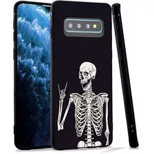 Compatible Con Samsung - Lugeke Smile Skeleton - Carcasa P.