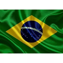 Bandeira Do Brasil Oficial Dupla Face (1,50 X 0,90).