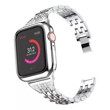 Malla De Reloj Strass P/ Apple Watch Se Serie 6 38 40mm