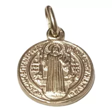 Medalla Oro Italiano 14k San Benito