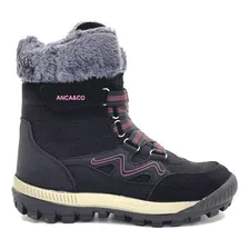 Botas Mujer Pre Ski Corderito Borcego Plataforma Caña Media