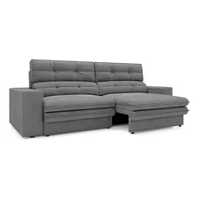 Sofa 4 Lugares Retratil E Reclinavel Pegasus 2,30m