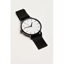 Reloj Negro / Blanco Metal Moller