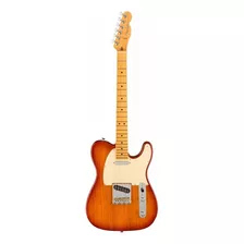 Guitarra Elétrica Fender American Professional Ii Telecaster De Amieiro Sienna Sunburst Brilhante Com Case