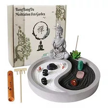 Mini Kit De Jardin Zen Para Escritorio, Jardin De Arena De C