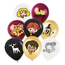 Set De 18 Globos Harry Potter - Decoración Fiesta Infantil