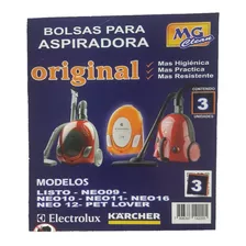 Bolsas Para Aspiradora Electrolux Listo Y Neo Compact X 3und