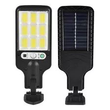 Lampara Panel Solar Exterior Led Y Sensor Fachadas Pared 