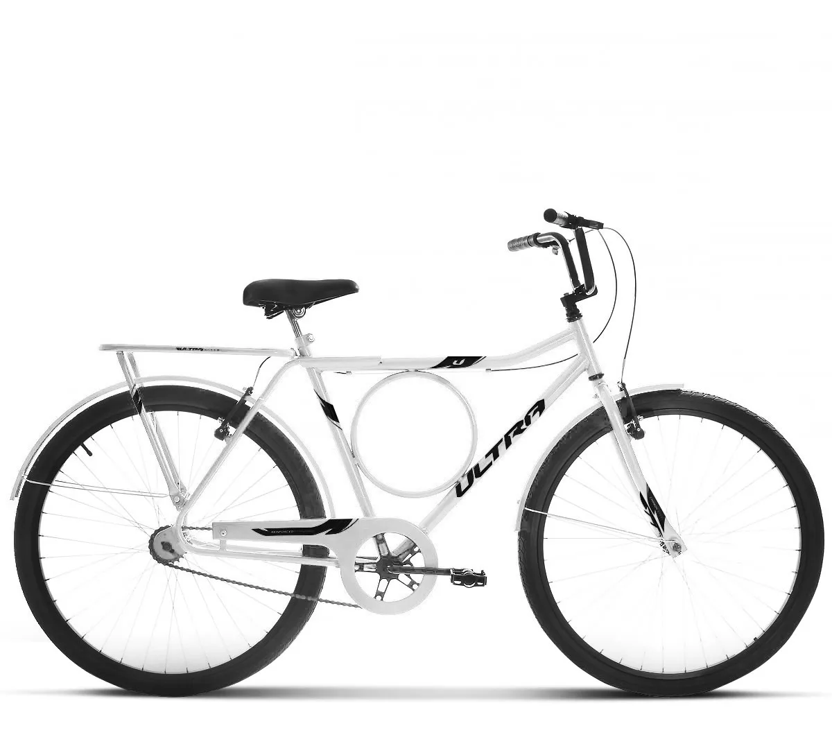 Bicicleta Aro 26 Stronger Antiga Com Bagageiro Tipo Monark
