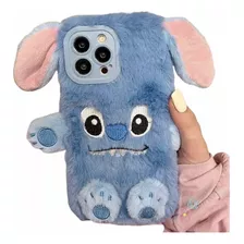 Carcasa De Stitch Peluda Para iPhone