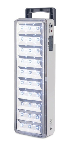 Lámpara De Emergencia Powerlab 7258 Led Con Batería Recargable 5w Blanco