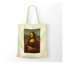 Bolsa / Morral De Tela Reutilizable - La Monalisa