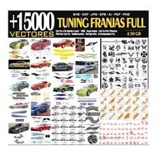 Pack Vectores Tuning Franjas Calcomanias Para Carro Motos