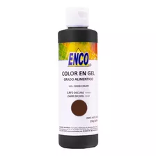 Color Gel Café Obscuro Reposteria 250 Grs. Enco 1849-250