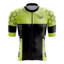 Camisa De Ciclismo Masculino Premium Colmeia Proteção Uv +50