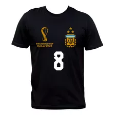 Remera Negra Camiseta Huevo Acuña Selección Argentina