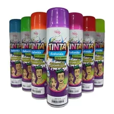 Tinta Spray Para Cabelo Colorida 150ml Festa - Sai Com Agua 