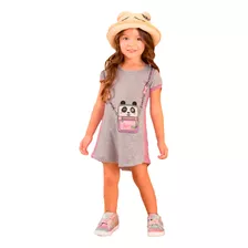 Roupa De Criança Menina Vestido Infantil Feminino Moda Verão