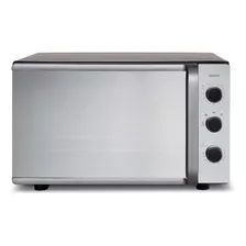 Forno Elétrico De Bancada Vidro Espelhado 44l 220v Cinza