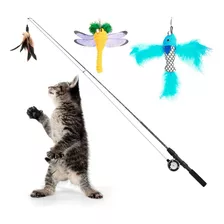 Juguetes Con Plumas De Gato Pawaboo, Paquete De 4 Unidades,