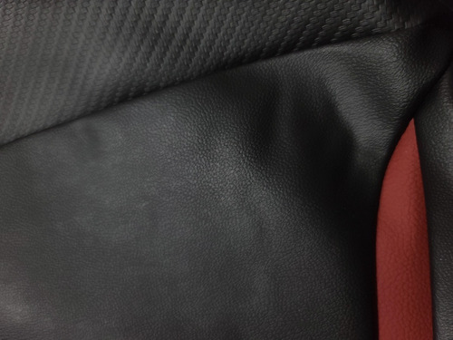 Fundas Tacto-piel Costuras Rojas Para Peugeot  208 Foto 4