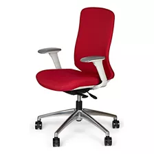 Cadeira Diretor Marelli Select 2367 Vermelha Com Estrutura Cor Vermelho E Cinza Material Do Estofamento Estofado