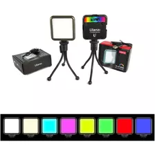 2x Iluminador Led Cores Rgb Ulanzi Vl49 E Dois Mini Tripés