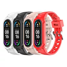 4pcs Correa Pulsera La Serie Glaciar Para Xiaomi Band 34567