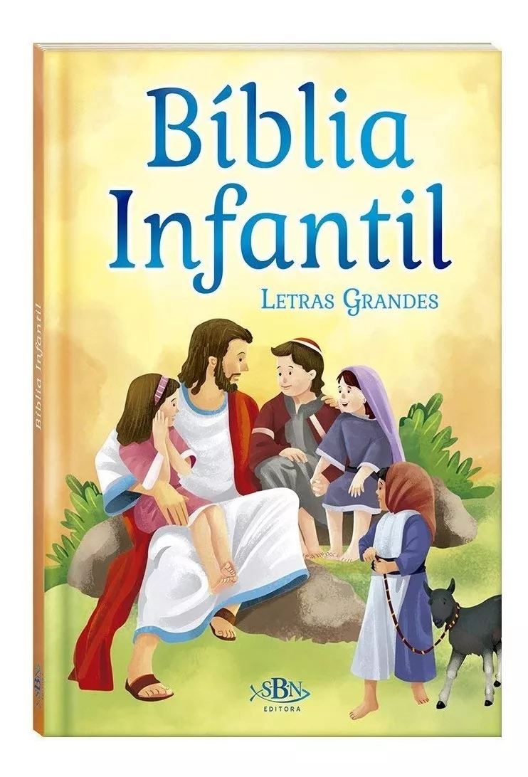 Bíblia Infantil Letras Grandes