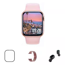 Smart Watch Rose Feminino A Prova Dagua Ios Android 2023 Pro