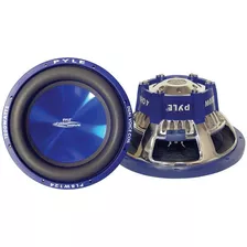 Parlante O Altavoz Para Coche Subwoofer Azul Pyle Plbw84