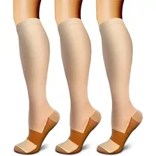 3 Pares De Calcetines De Compresión Para Hombres Y Mujeres P