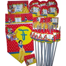 Promo Cotillon Personalizado Blancanieves X 20 Chicos