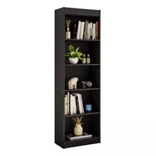 Estante Para Livro Home Sapateira Livros Estante Organizador Livreiro De Mdp 177x53.5x30cm Cor Preto