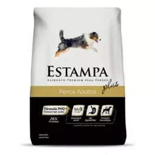 Alimento Estampa Plus Para Perro Adulto Todos Los Tamaños Sabor Mix En Bolsa De 15 kg