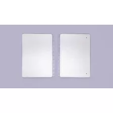 Capa E Contracapa All White P/ Caderno Inteligente Grande