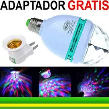 Kit 10 Lampada Led Colorida Giratoria + Soquete Interrupitor