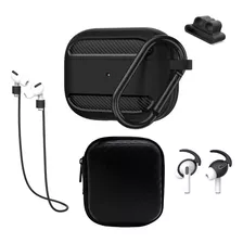 Funda Silicona Rigida Wiwu Para AirPods Pro + 6 Accesorios