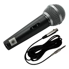 Microfone Profissional C Cabo Igreja Bar Dinâmico M-58