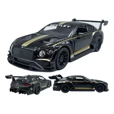 Miniatura Carro Bentley Continental Gt3 Abre Portas Ferro