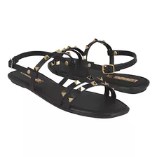 Sandalias Dama Stylo 17069 Simipiel Negro