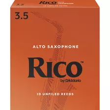 Rico Caña Saxo Alto 3.5 Pack 10 Unidades