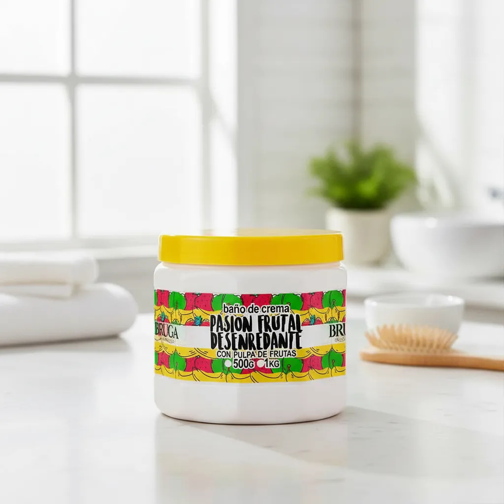 Mascara Bruga Pasion Frutal Baño De Crema Desenredante 1kg 2
