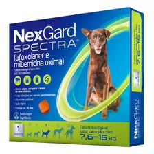 Nexgard Spectra Cachorro 7,6 Kg A 15 Kg