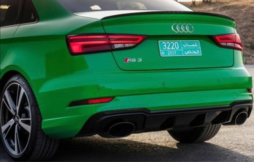 emblema Audi Series Rs !!! original!!! Trasera Plata Foto 4