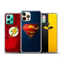 Capa Capinha Case Dc Superman Batman Flash Personalizada