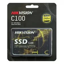 Disco Sólido Ssd Interno Hikvision C100 Hs C100 240gb